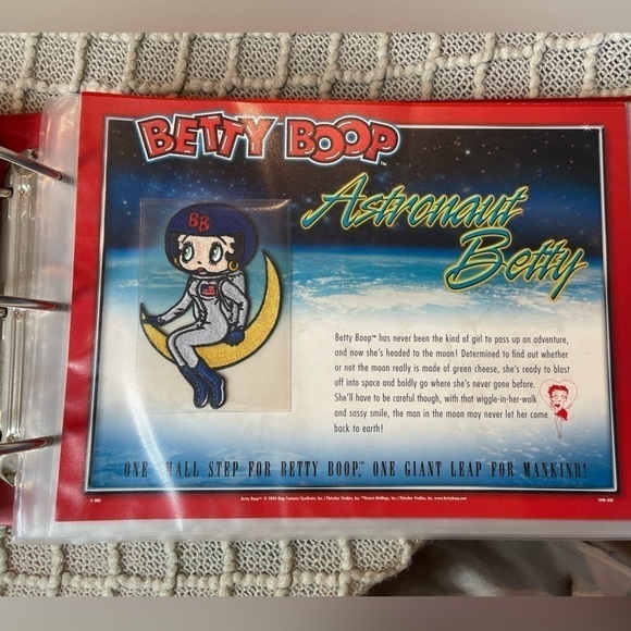 Betty Boop patch collection, binder,  willabee & ward WW, vintage - Picture 7 of 16